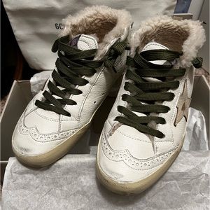 Golden Goose Shearling Midstar